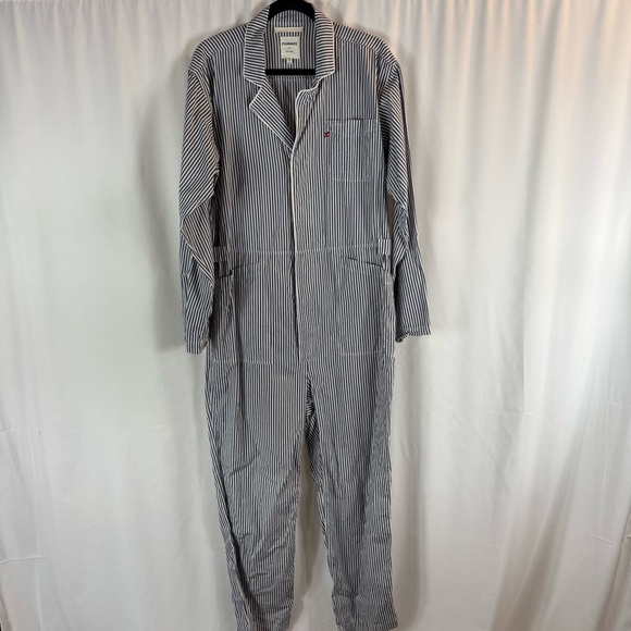 Alex Mill P'Jimmies Dreamsuit Blue White Stripe Unisex size: S - Picture 4 of 17